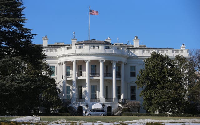 The White House (Niall Carson/PA)