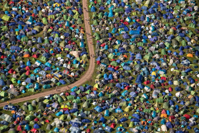 99% of Glastonbury tents taken home