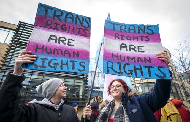 Trans rights campaigners