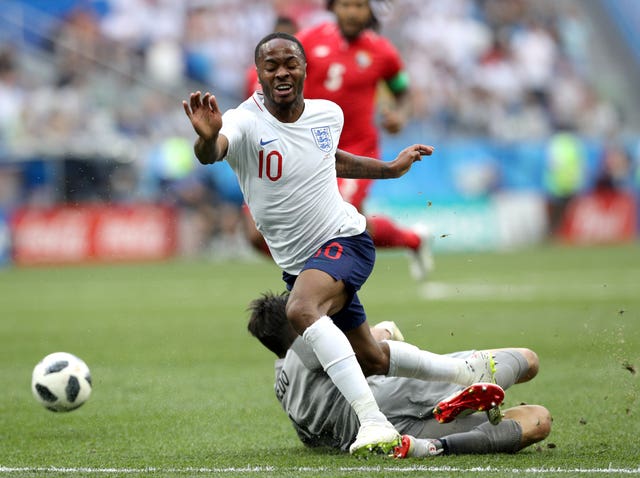 Sterling failed to find the back of the net for England in the World Cup