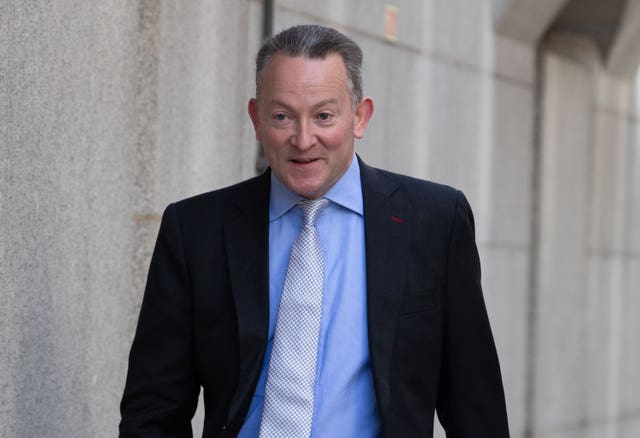 Jonathan Nuttall arrives at the Old Bailey, in central London