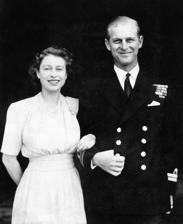 Princess Elizabeth and Lieutenant Philip Mountbatten's engagement 