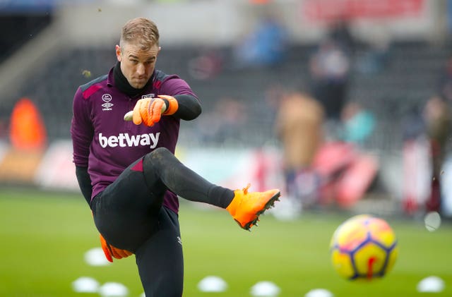 Joe Hart had endured a tough campaign on loan at West Ham