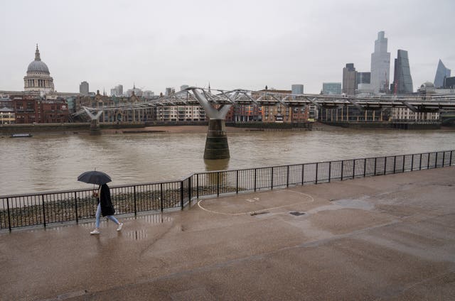 Most of the UK is under tough coronavirus lockdown restrictions (Dominic Lipinski/PA)