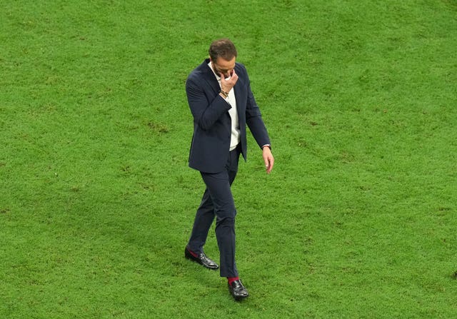 England manager Gareth Southgate dejected following the World Cup Quarter-Final defeat to France