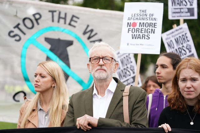 Former Labour leader Jeremy Corbyn (Kirsty O'Connor/PA)