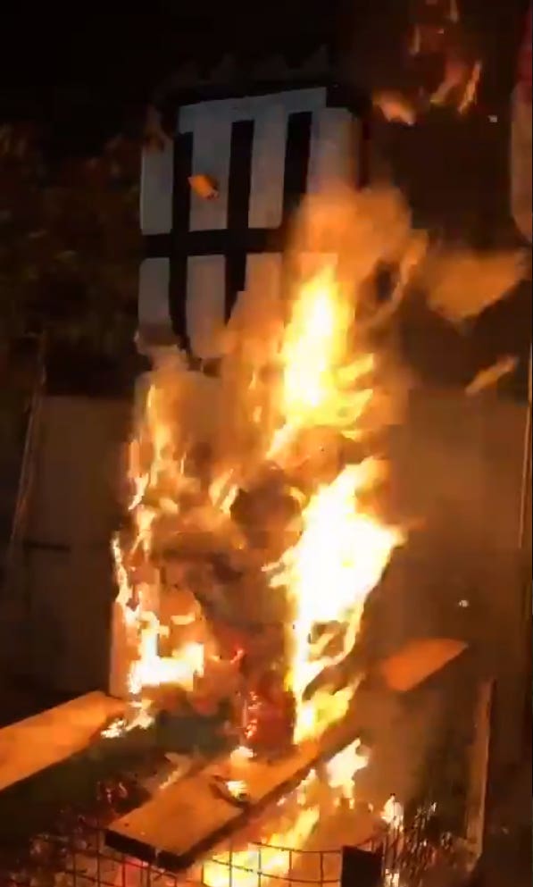 Tower block fire in London