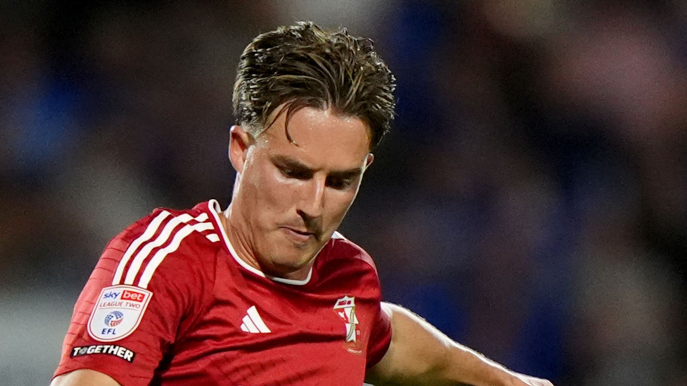 Will Wright scored as Swindon beat Cheltenham (Bradley Collyer/PA)