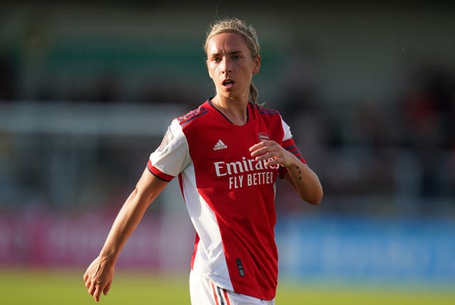 Mead's Arsenal team-mate Jordan Nobbs has missed out on Euros selection following an injury (Adam Davy/PA).