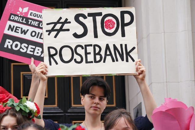 Rosebank protest