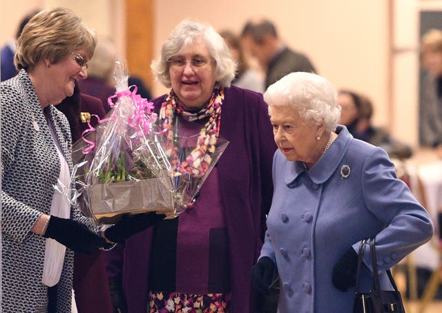 Queen Elizabeth II at WI meeting