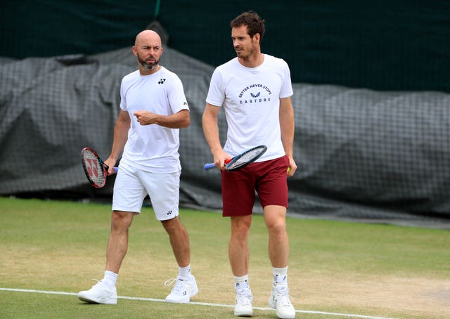 Andy Murray, right, split from Jamie Delgado in December 