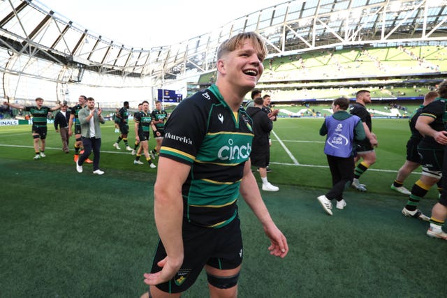 Henry Pollock (centre) has forced his way into the Lions squad 