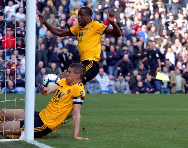 Conor Coady scored an owen goal to give Burnley the lead