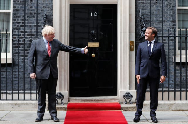Emmanuel Macron visit to the UK