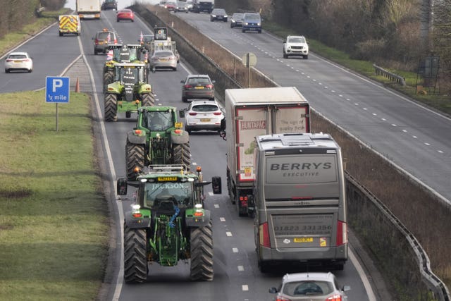 Farmers protest