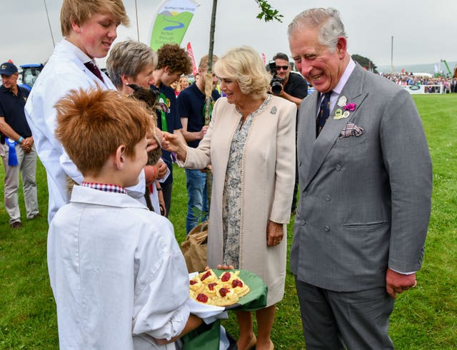 Charles at the Royal Cornwall Show