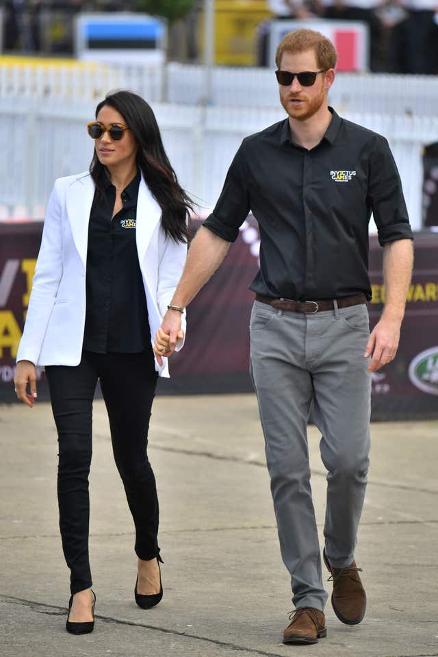 Later, the couple went on to Sydney's Cockatoo Island for one of the events of the Invictus Games