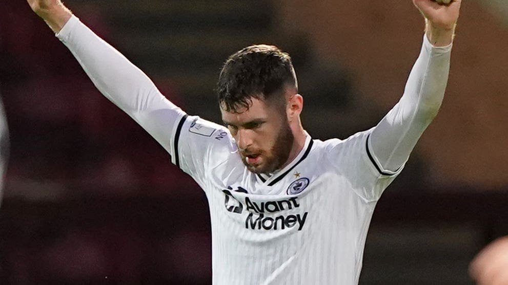 Aidan Keena opened the scoring for Cheltenham (Andrew Milligan/PA)