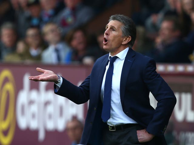 Claude Puel was going up against his old side