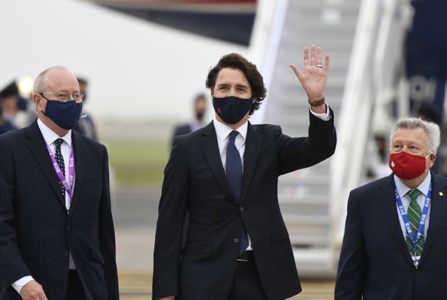 Canadian Prime Minister Justin Trudeau was in Cornwall for the G7 summit 