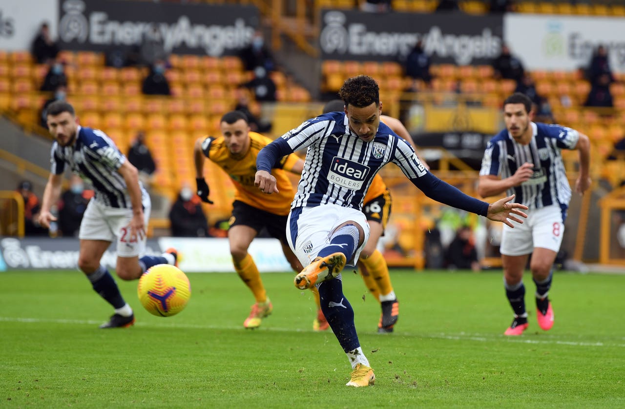 Wolves pay the penalty as Matheus Pereira brace earns West Brom win at ...