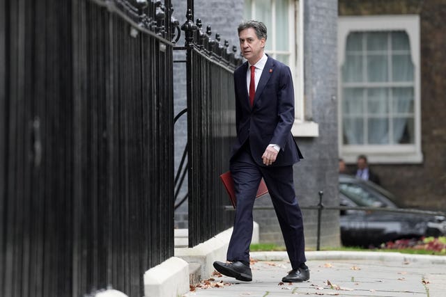 Energy Secretary Ed Miliband