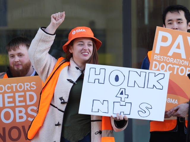Doctors on the picket line