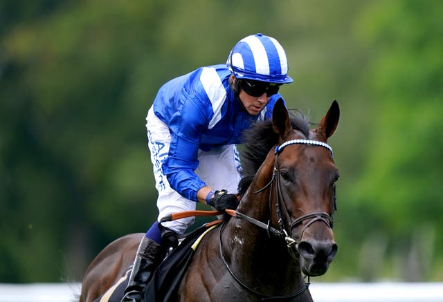Baaeed winning the Sir Henry Cecil Stakes
