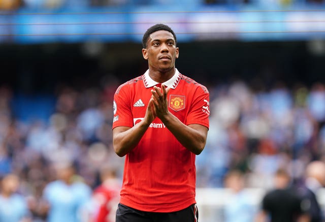 Anthony Martial has made only three Premier League appearances this season