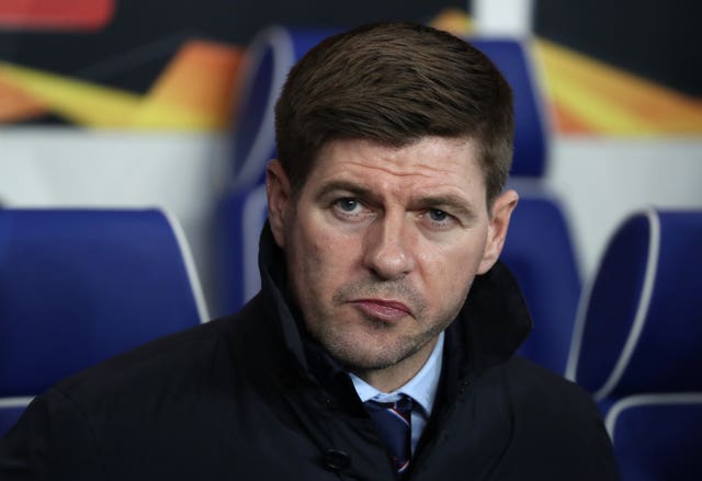 Rangers boss Steven Gerrard saw his side lose at home to Bayer Leverkusen before lockdown.