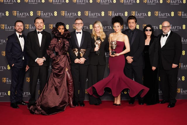 The One Battle After Another cast&nbsp;and creatives at the Bafta