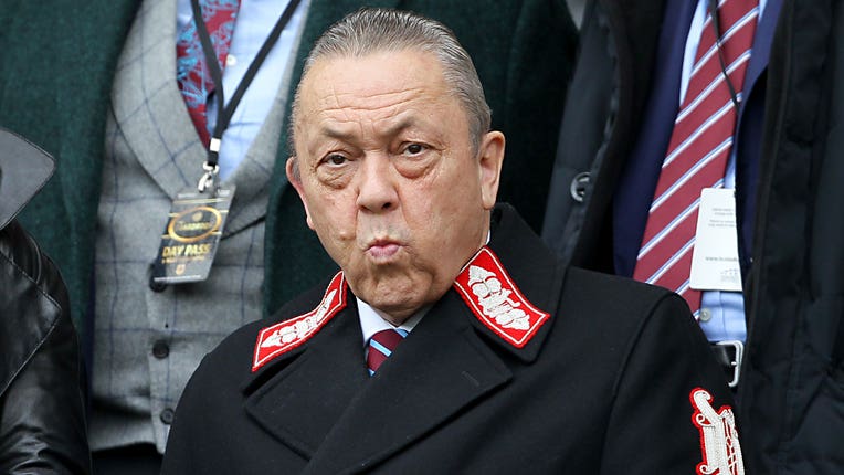 David Sullivan - owner of West Ham United | The Football Lovers
