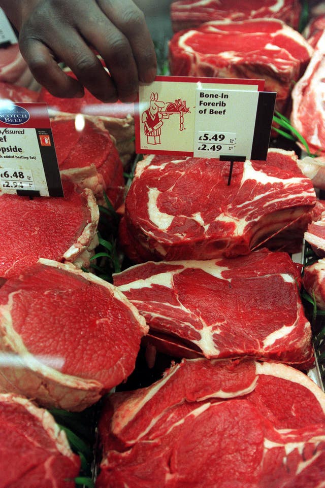 The researchers suggested a reduction in red meat consumption