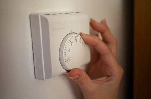 Older people heating their homes