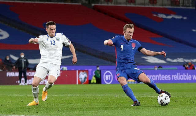 James Ward-Prowse scored for England against San Marino in March
