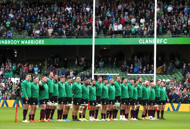 Capacity crowds returned to the Aviva Stadium in Dublin last autumn