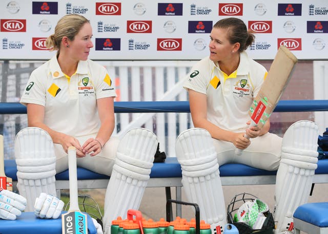 Beth Mooney, left, and Jess Jonassen are part of the Welsh Fire squad (Mark Kerton/PA)