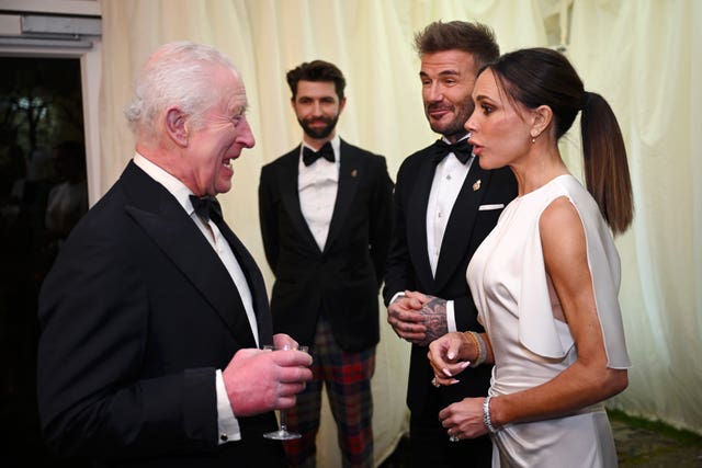 The King celebrates Italian cuisine at Highgrove dinner with David and Victoria Beckham