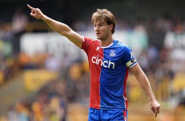 Crystal Palace defender Joachim Andersen during last season's match at Wolves