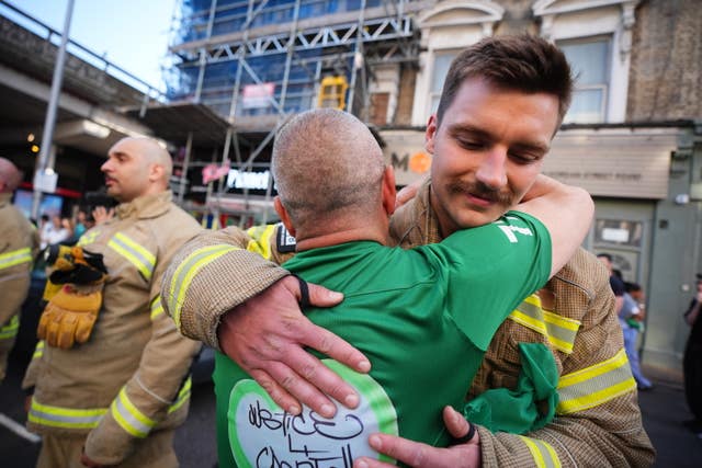 Tower block fire in London