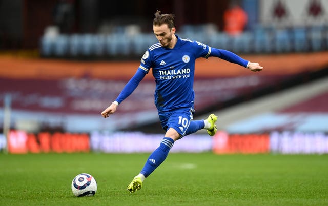James Maddison has been linked with Arsenal (Michael Regan/PA).