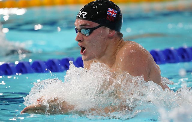 James Wilby claimed silver in the 200m breaststroke 