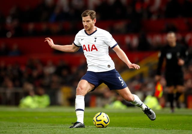 Jan Vertonghen was withdrawn by Mourinho