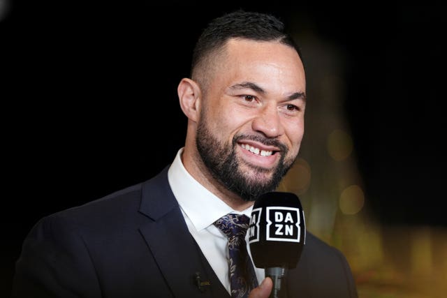 Joe Parker at the press conference to announce his fight against Fabio Wardley