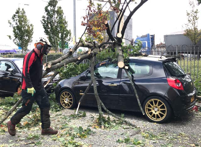 Storm Ali damage