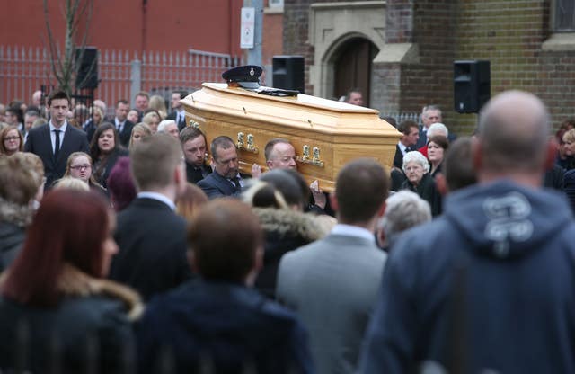 Adrian Ismay funeral