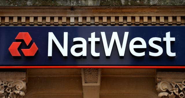 Large sign reading NatWest