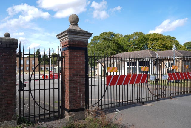 Gates at RAF Scampton