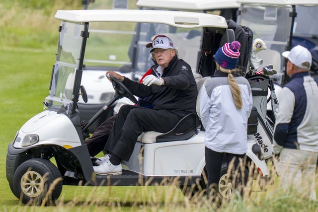 Trump visit to Scotland
